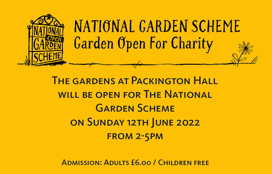 Packington National Garden Scheme Packington Estate Packington Estate